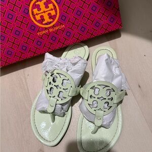 Tory Burch Light Green Sandals